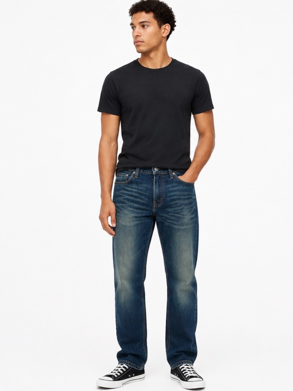 Levi’s 513 Slim Straight Jeans Men’s 30x30 Medium Wash Faded Stretch Denim